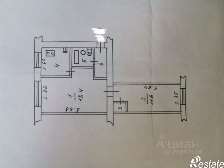 2-комн квартира ул Октябрьская, 42,  д. 42