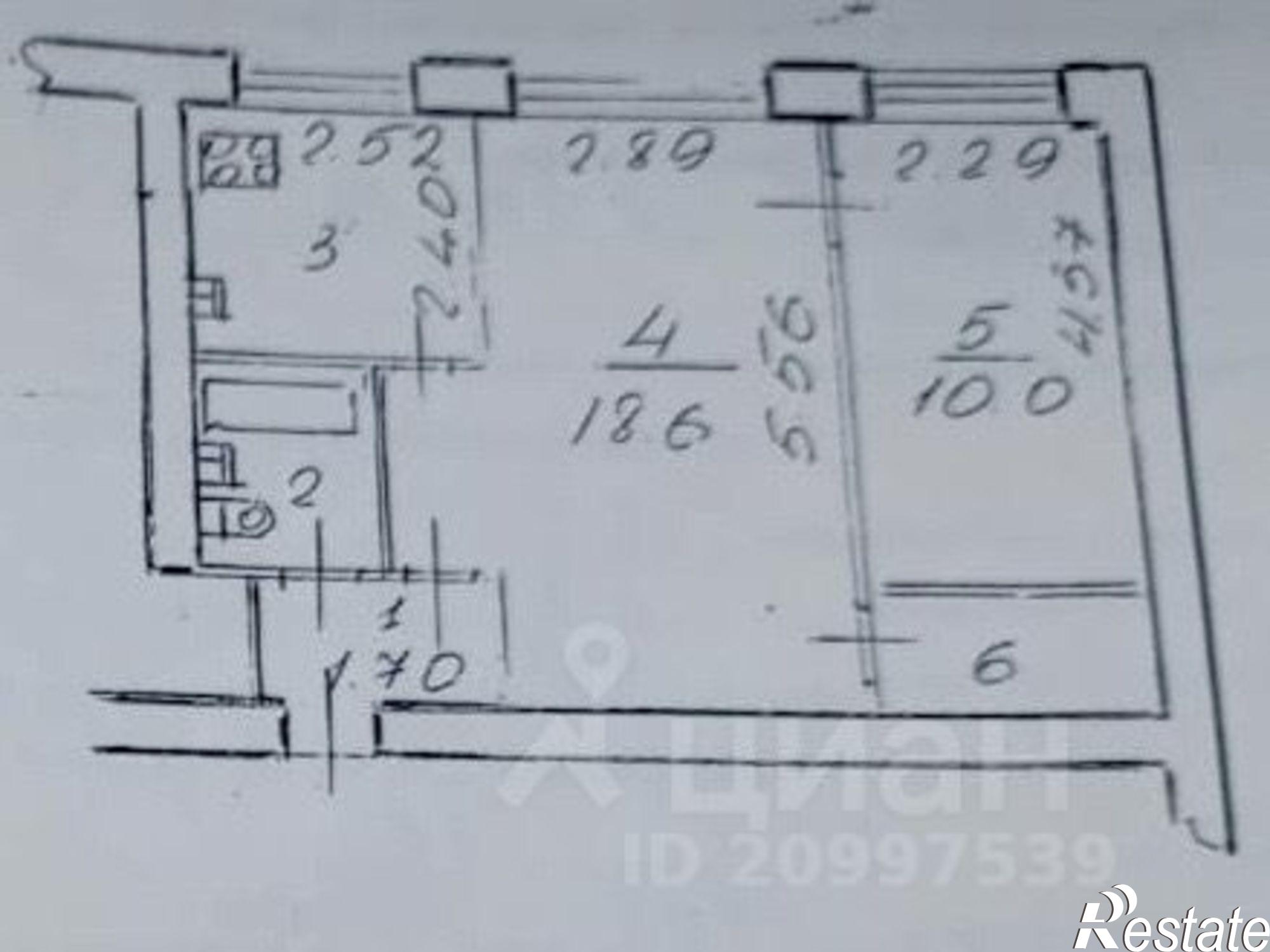 Купить квартиру за 3 400 000 рублей на ул Т. Фрунзе-Оловянка, 13