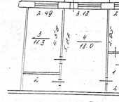 2-комн, 46кв м, этаж 2/5 проспект Мира, 3 к2