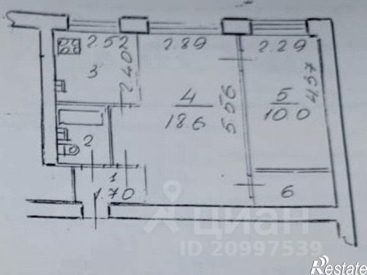 1-комн квартира ул Т. Фрунзе-Оловянка, 13,  д. 13