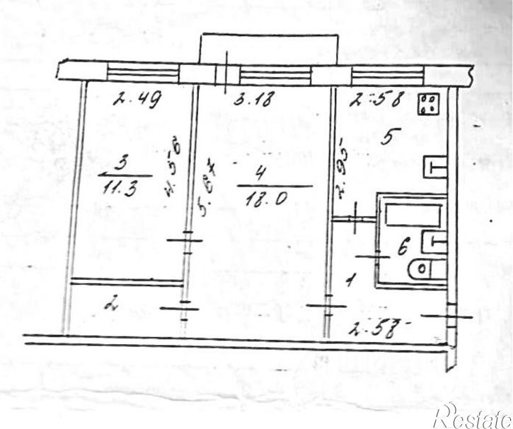 2-комн квартира пр-кт Мира, 3 2,  д. 3 2,  к. 2