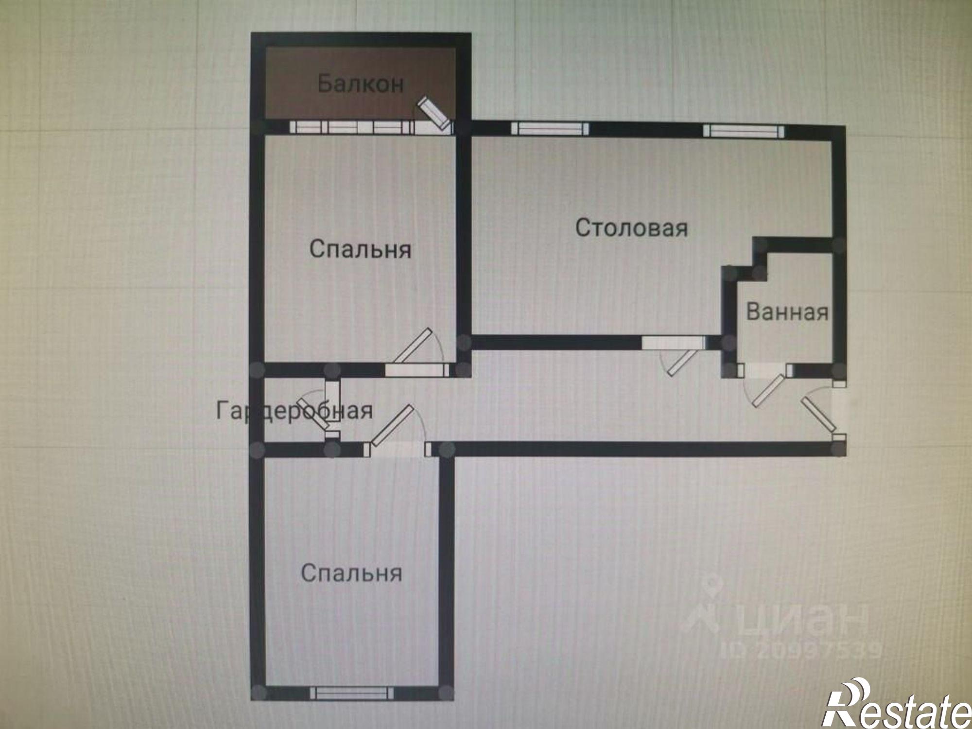 Купить квартиру за 3 950 000 рублей на улица Свободы, 10/5
