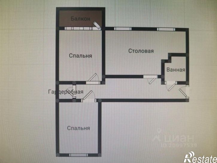 3-комн квартира улица Свободы, 10/5,  д. 10/5