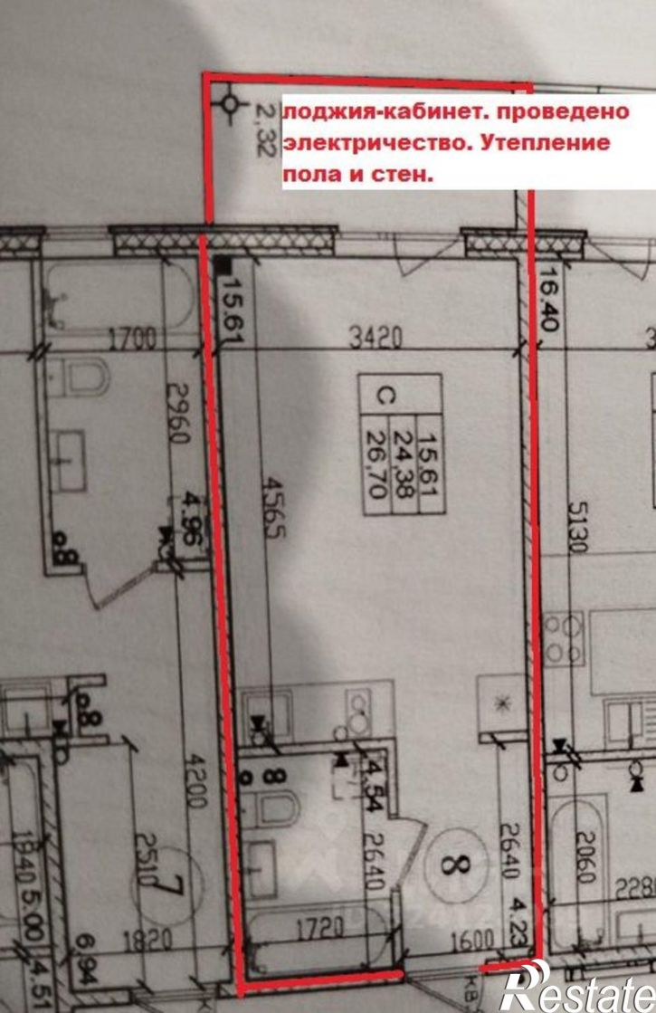 1-комн квартира Колмовская наб, 85,  д. 85