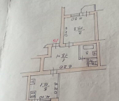 1-комн, 58кв м, этаж 3/3 ул Т. Фрунзе-Оловянка, 38