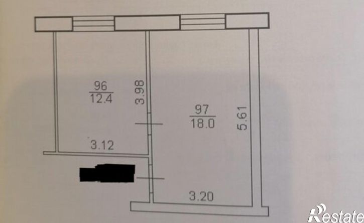 1-комн квартира ул Щусева, 8 2,  д. 8 2,  к. 2