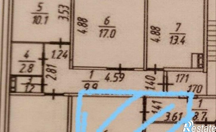 3-комн квартира ул Большая Московская, 128 1,  д. 128 1,  к. 1