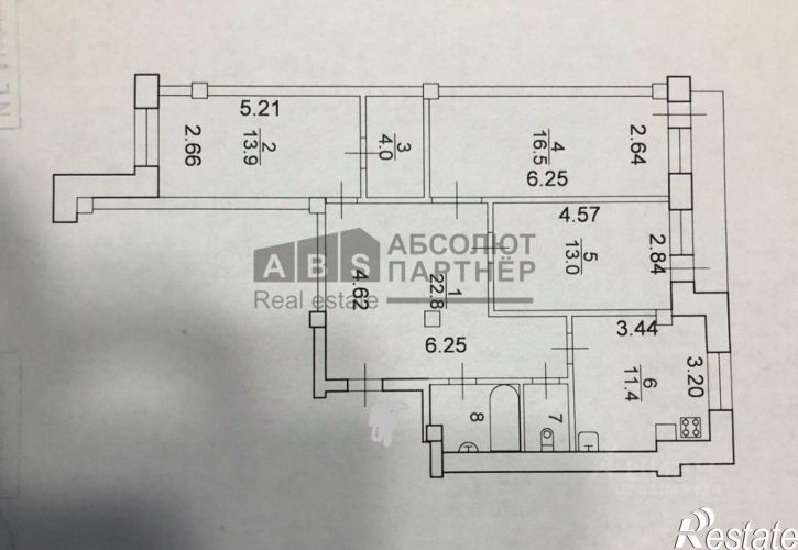 3-комн квартира ул Завокзальная, 6,  д. 6