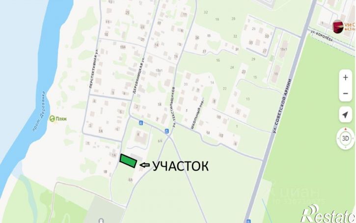 Земельный участок ул Деревяницкая, 8,  д. 8