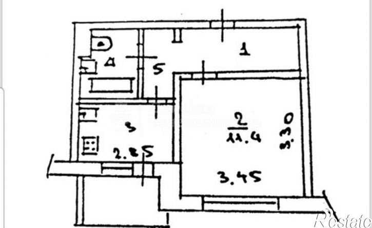 1-комн квартира ул Кочетова, 10 2,  д. 10 2,  к. 2
